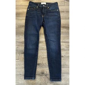 Everlane Jeans Mid Rise Skinny Dark Wash Size 26 Ankle